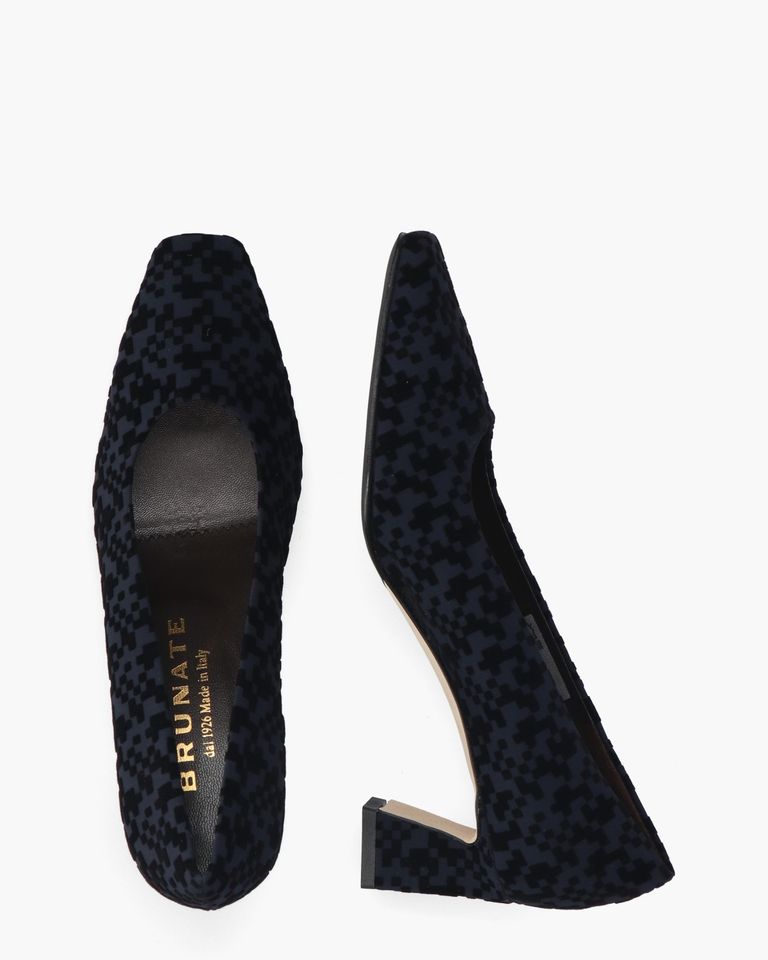 51377 Donkerblauw Damespumps