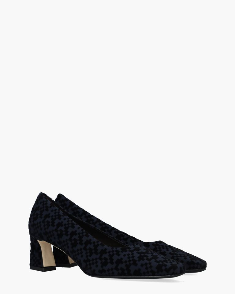 51377 Donkerblauw Damespumps