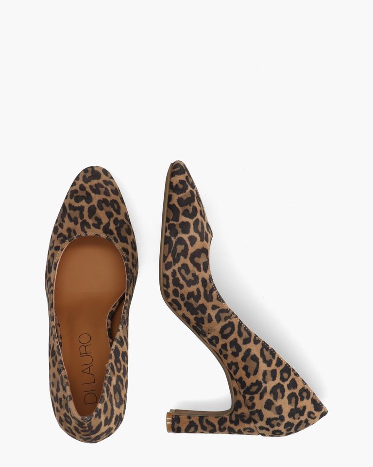Desma Bruin/Zwart Pumps