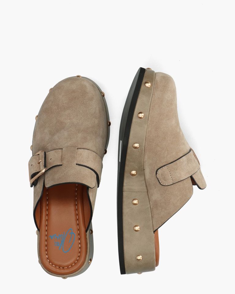 Gilda Taupe Damesslippers