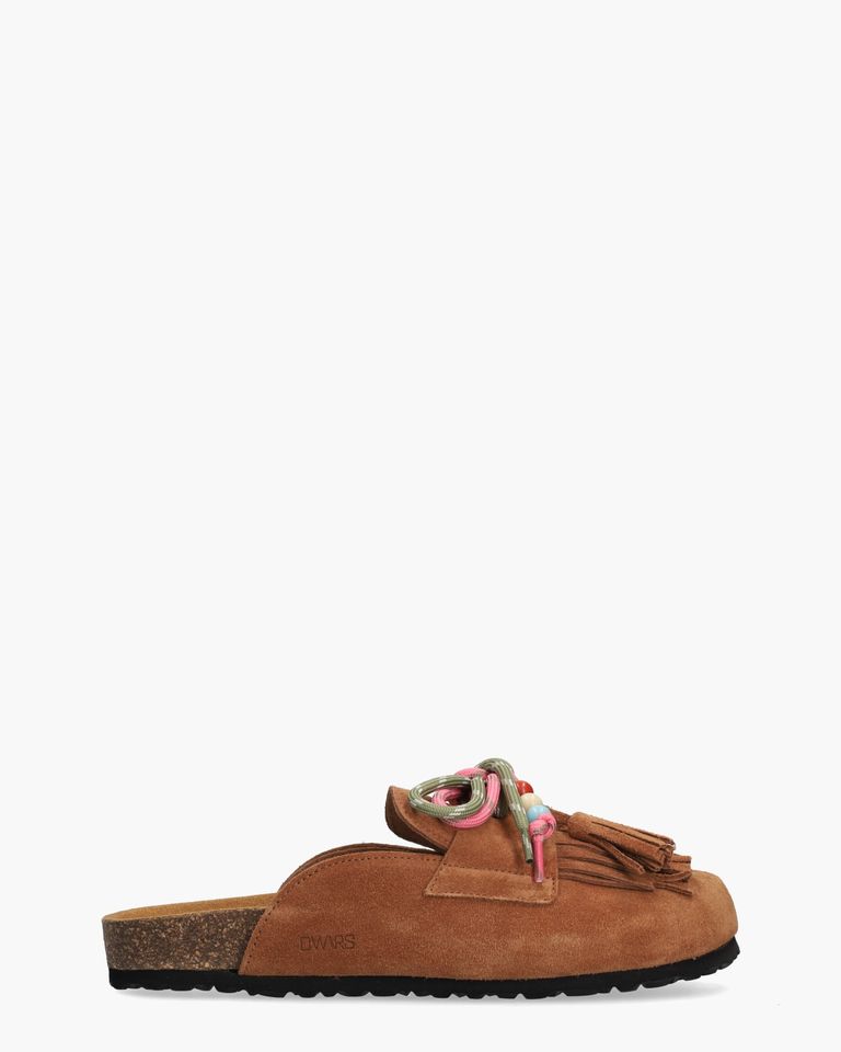 Sakai Cognac Damesslippers