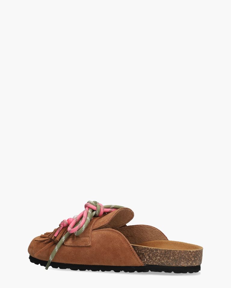 Sakai Cognac Damesslippers