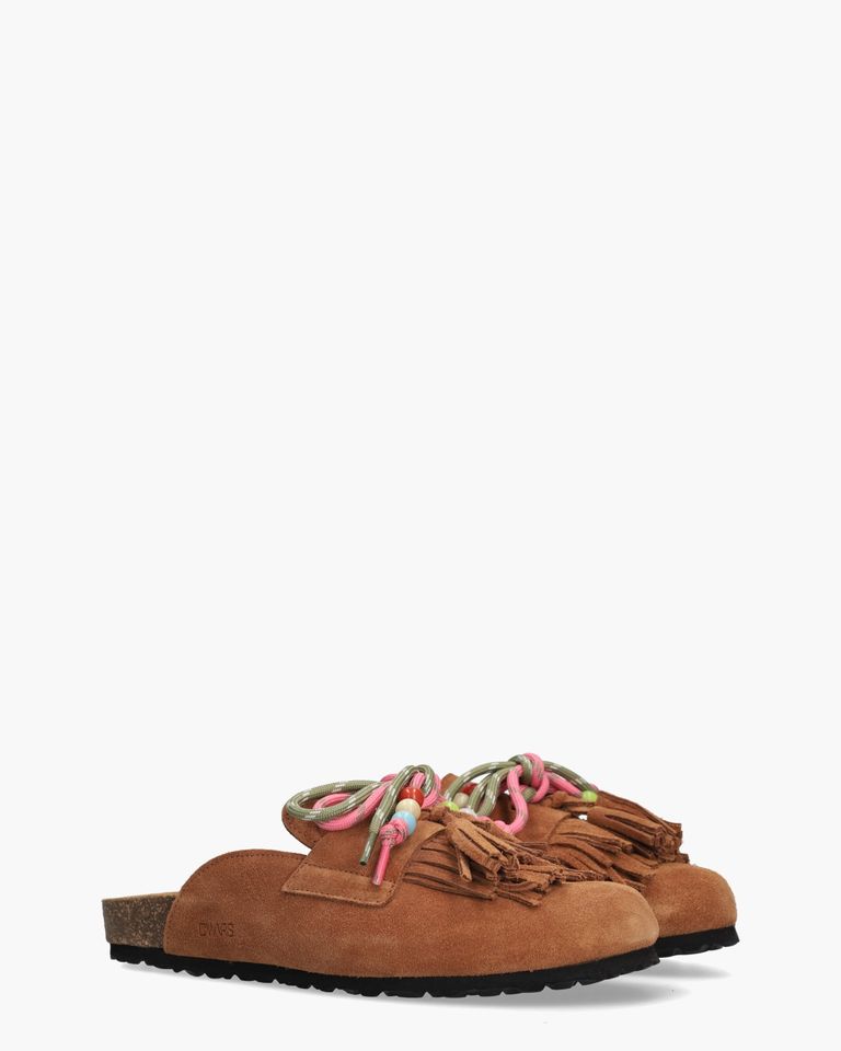 Sakai Cognac Damesslippers