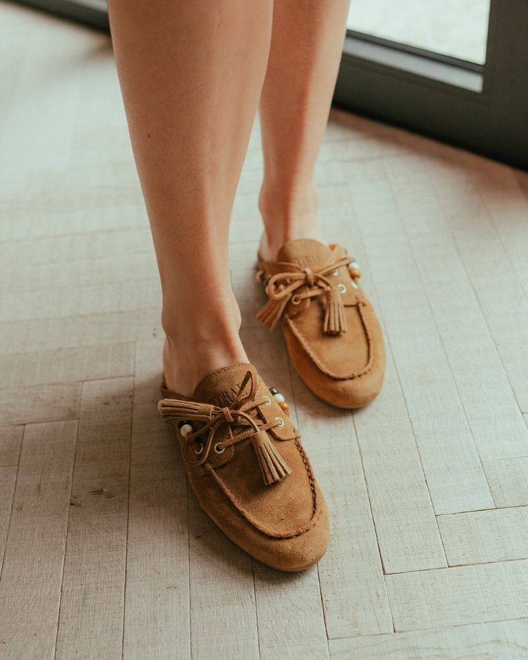 Killian Cognac Damesslippers