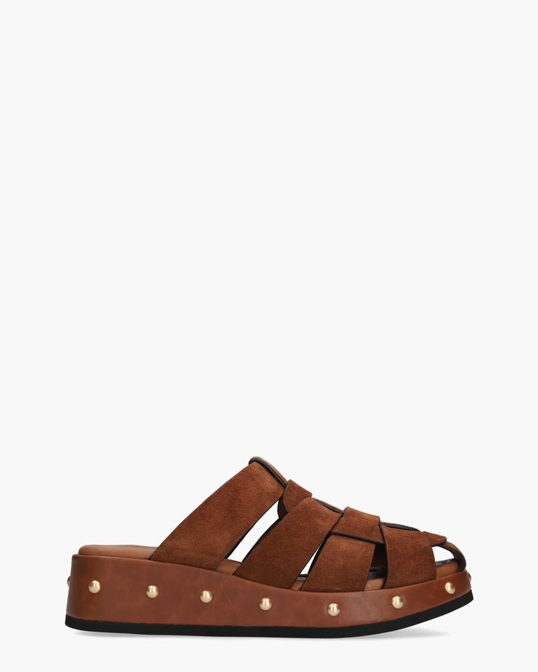Gilda Cognac Damesslippers