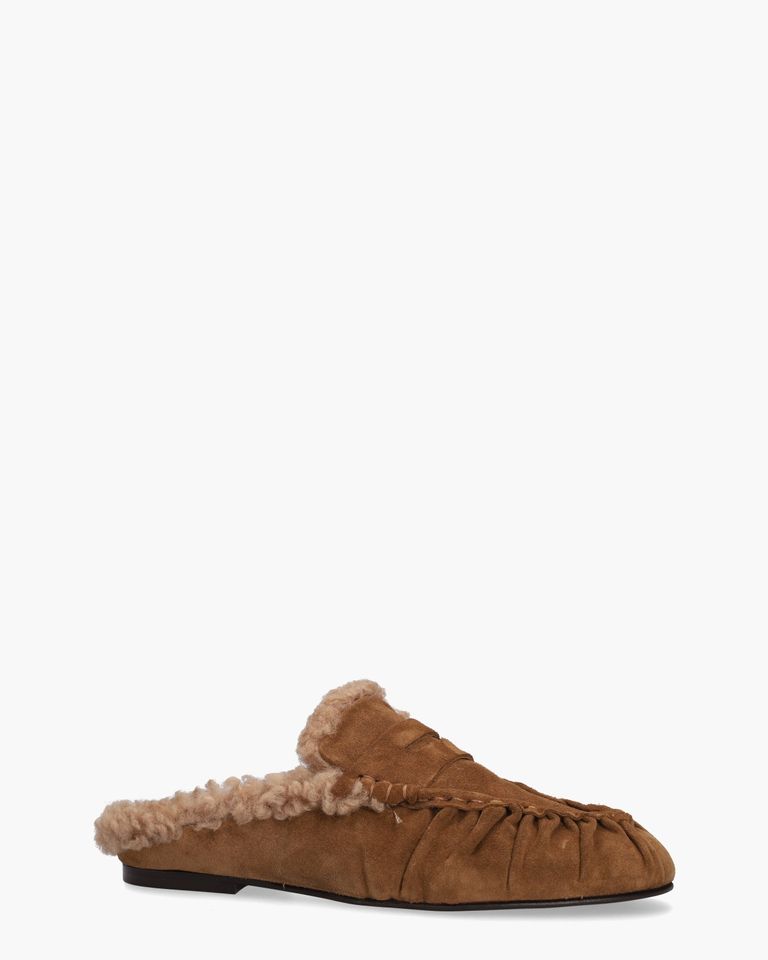 Piper Camel Damesslippers