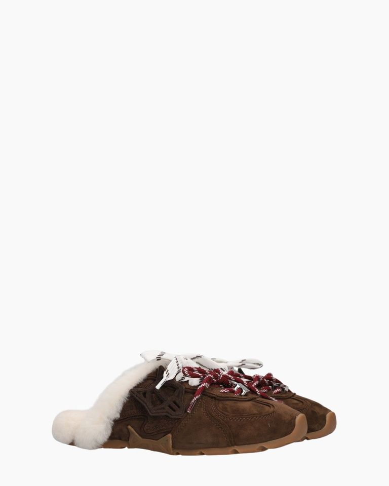 Adorn Donkerbruin Damesslippers