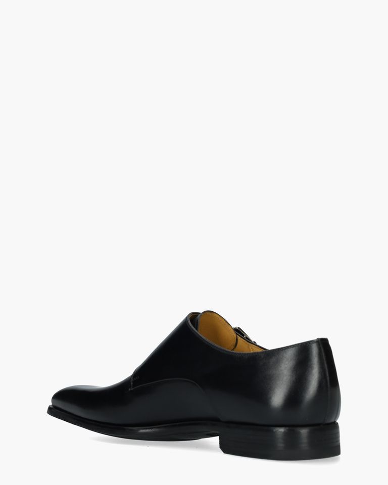 23037 Zwart Heren Gespschoenen