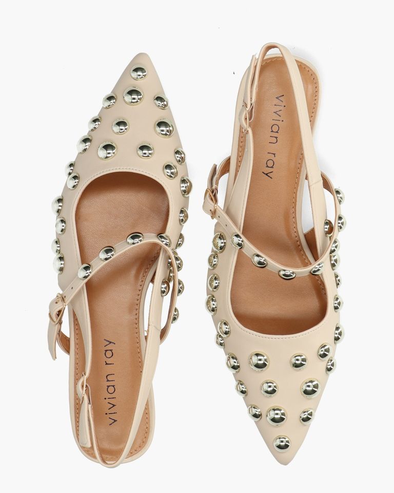 Ziloe Crème Slingbackpumps