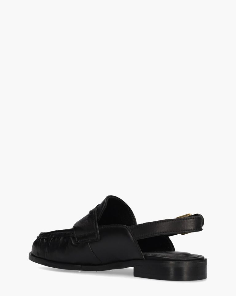 Zuleya Zwart Dames Slingbackloafers