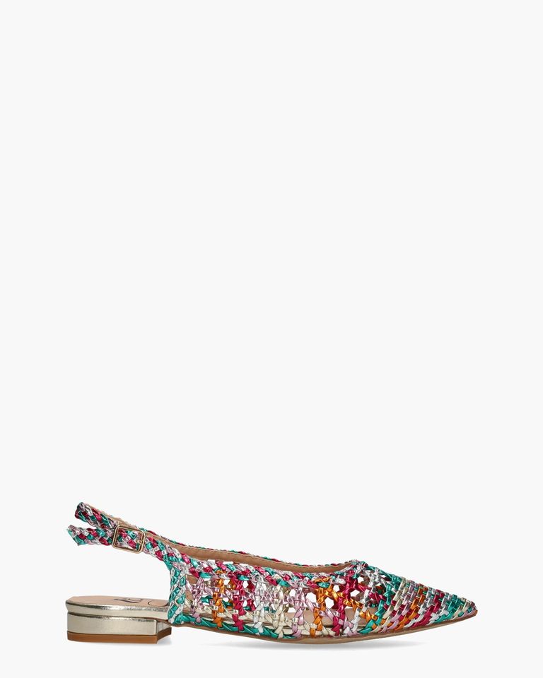 Deborah Multi Dames Slingbacksandalen