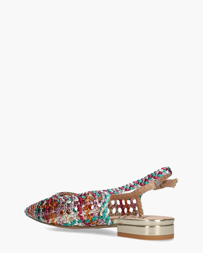 Deborah Multi Dames Slingbacksandalen