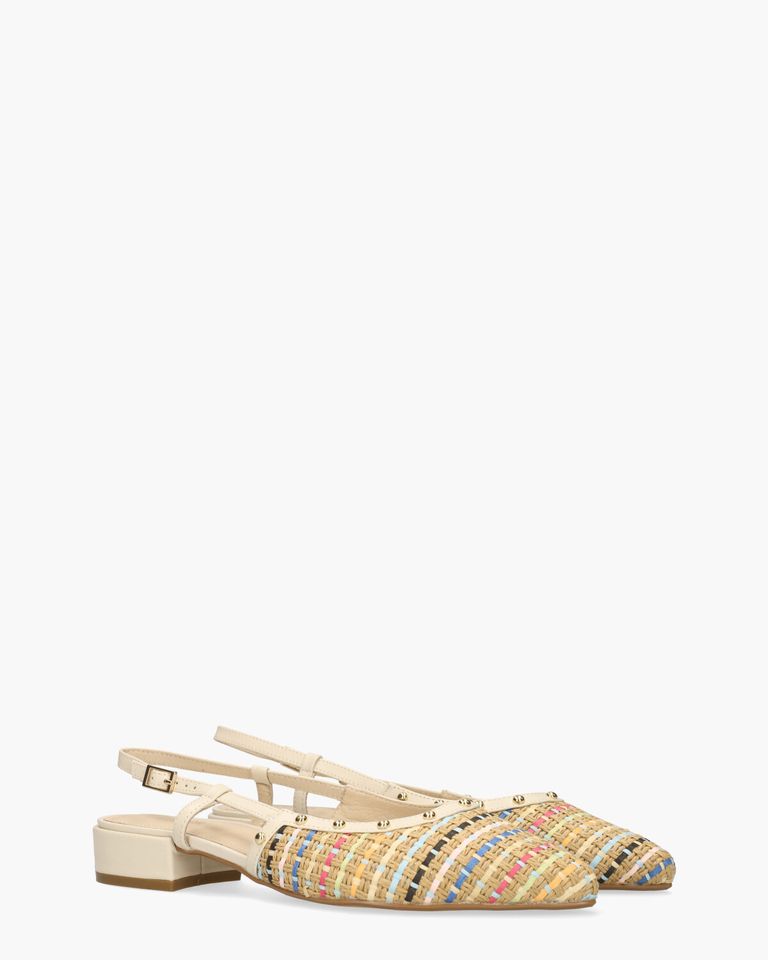 Wopke Multicolor Dames Slingbackpumps