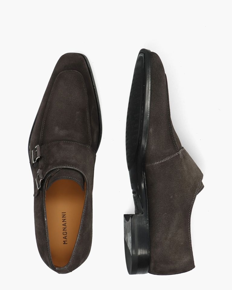 23696 Grijs Heren Gespschoenen