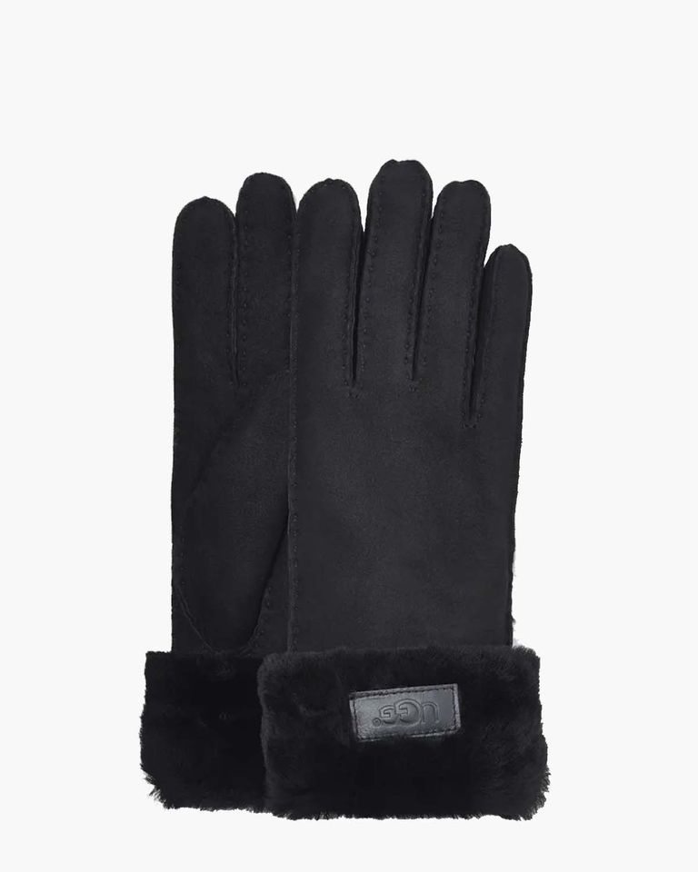 Turn Cuff Glove Black Dameswanten