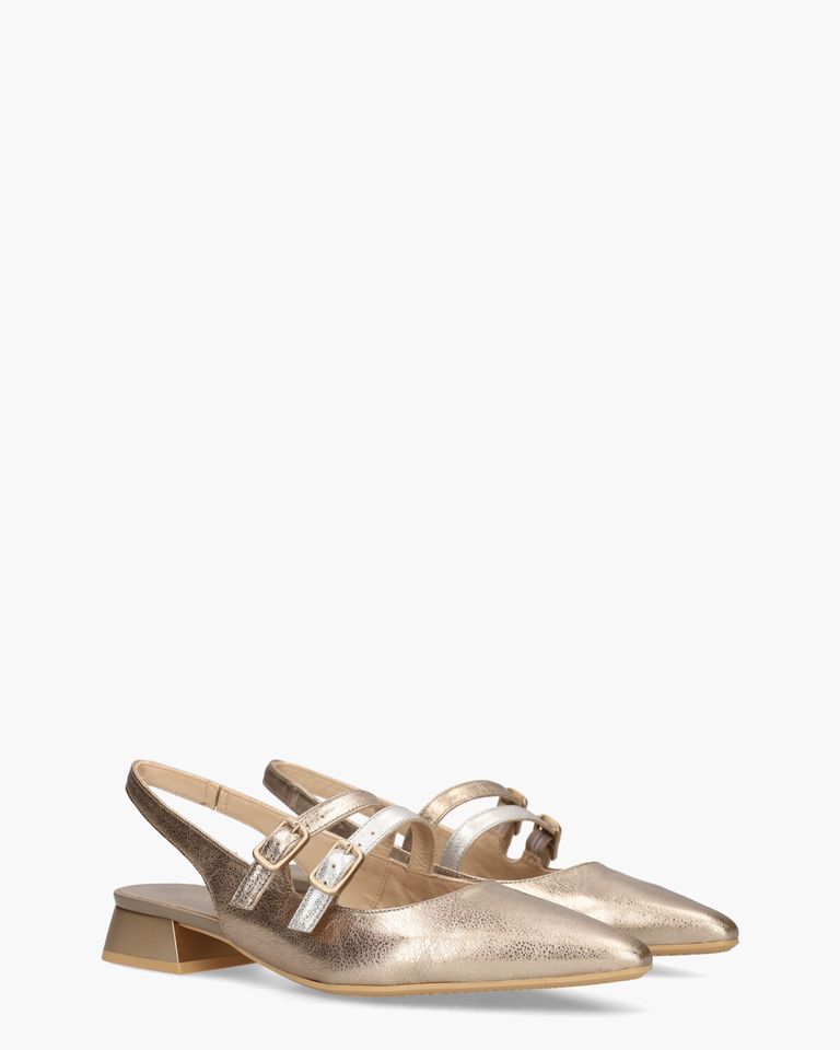 CHV243462 Goud Dames Slingbackloafers