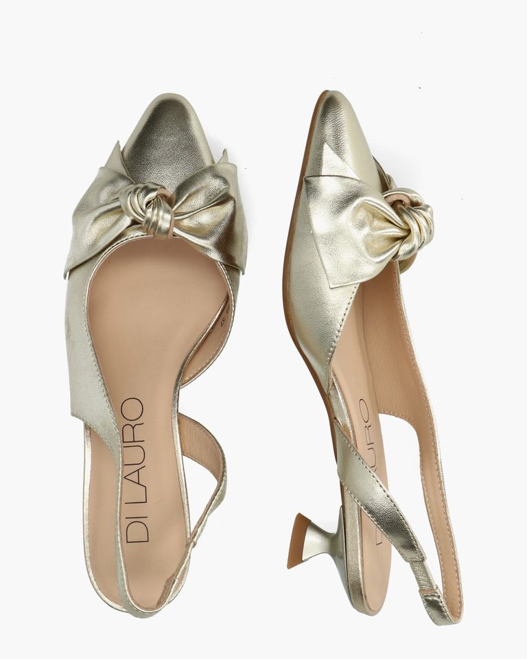 Danae Goud Dames Slingbackpumps