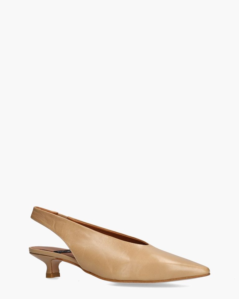Sonia Bruin Dames Slingbackpumps
