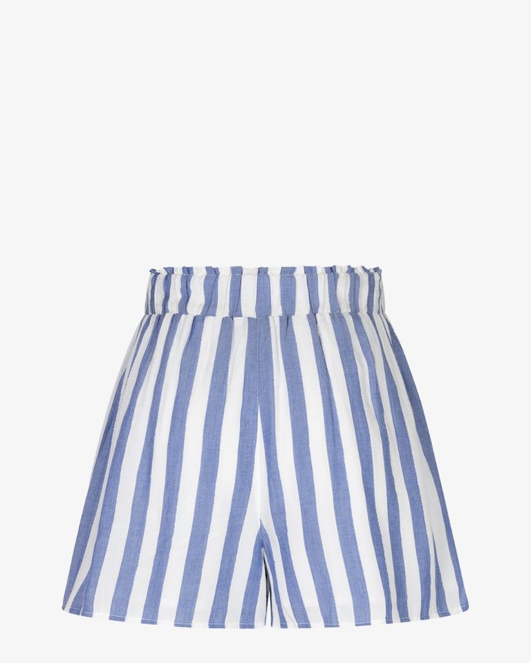 Shalita Blauw/Wit Damesshort