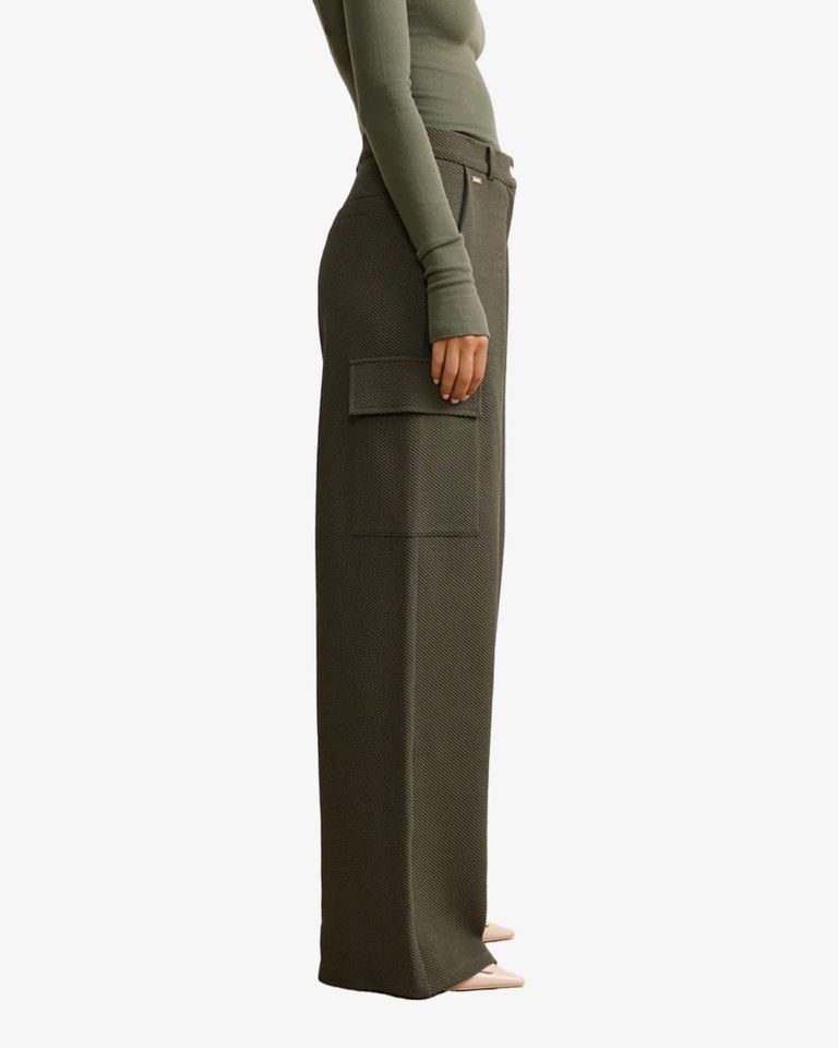 Moon Classic Cargo Pants Groen Dames Cargobroek