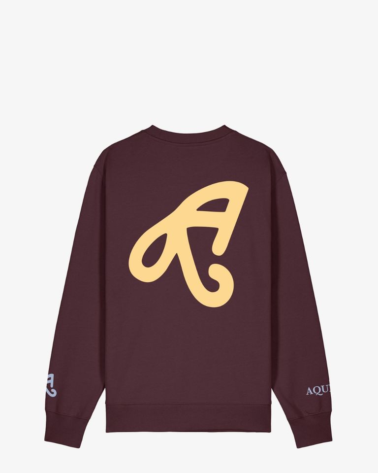 Logo Roodbruin Damessweater