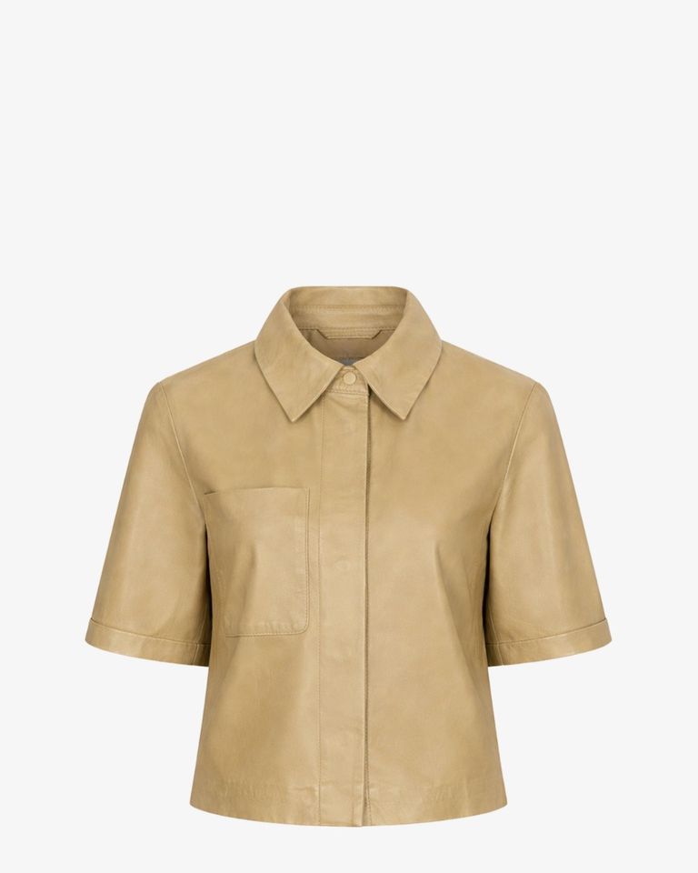Bodie Lichtbruin Damesblouse