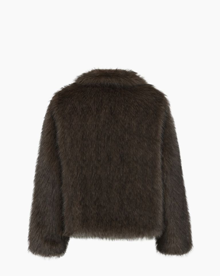 Queenie Jacket Donkerbruin Damesjas