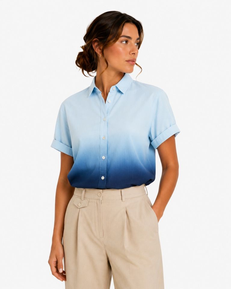 Gloria Blouse Blauw Damesblouse
