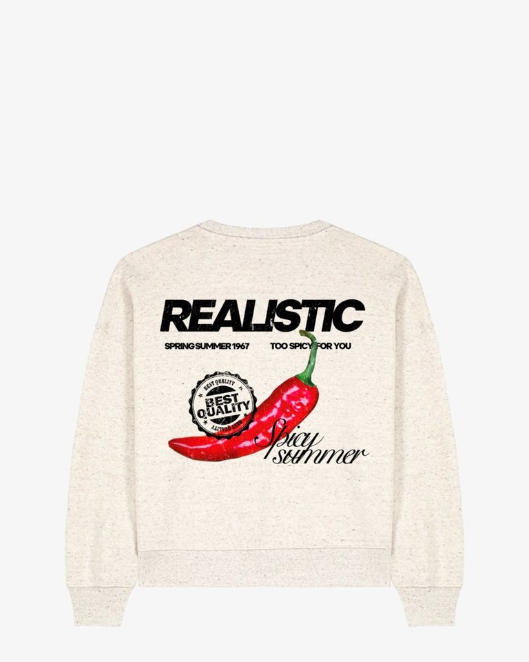 Realistic Beige Damessweater