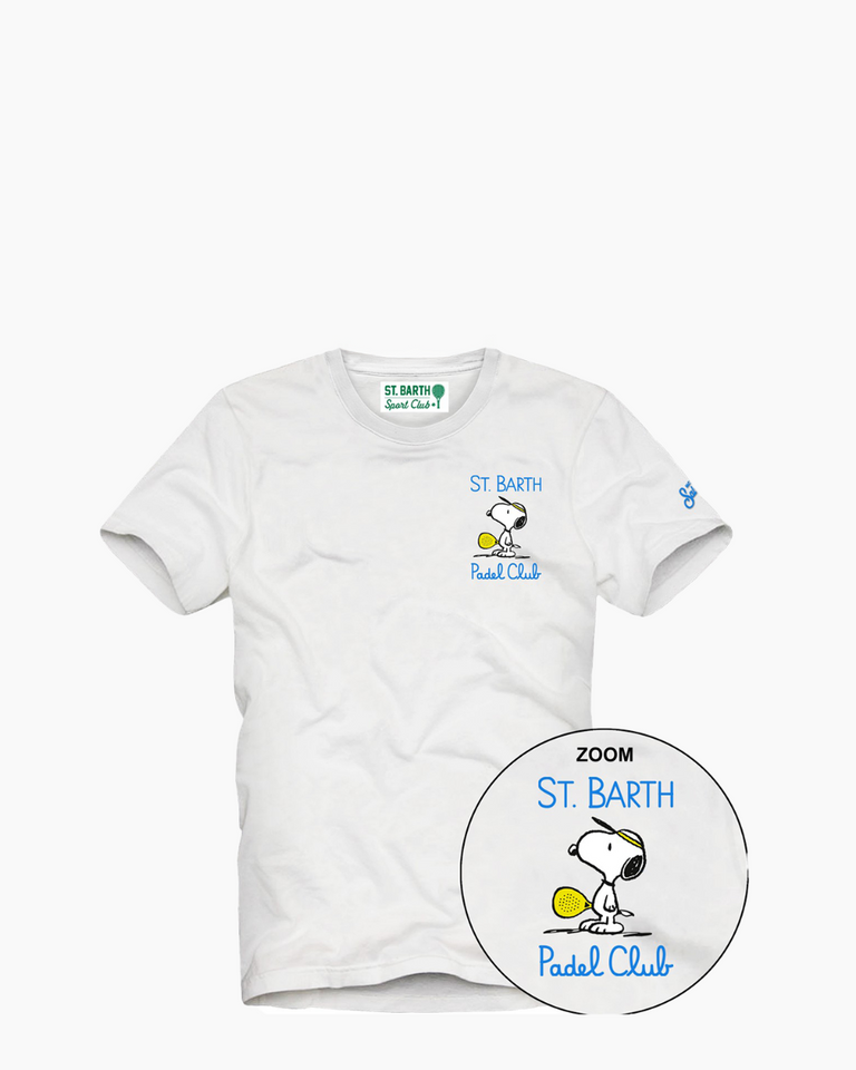 Portofino Snoopy Padel Club Wit Heren T-shirt