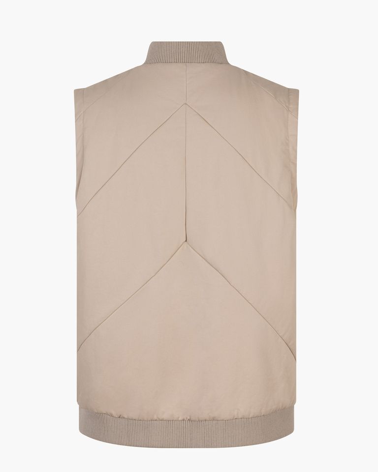 Luke 1-A Beige Heren Bodywarmer
