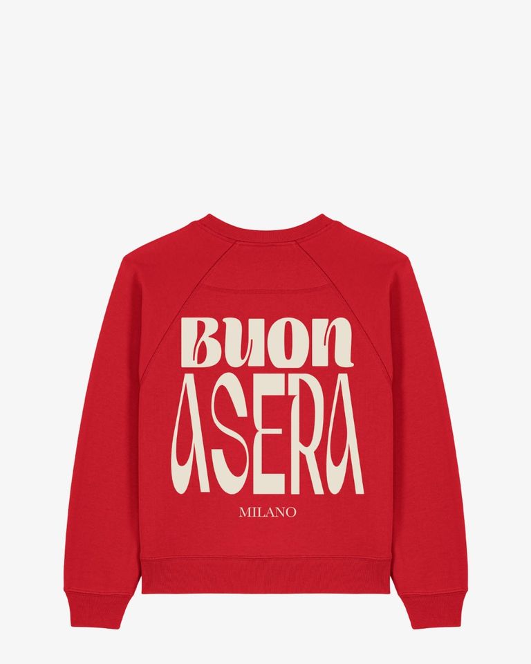 Buonasera Rood Damessweater