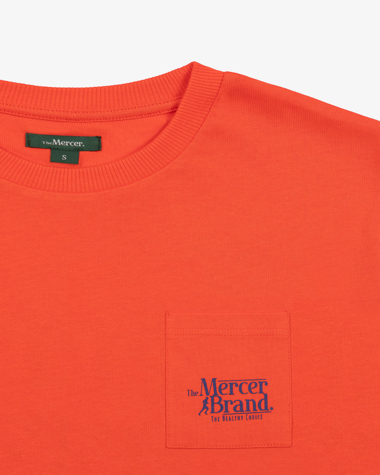The Mercer Brand Logo Tee Rood T-Shirt