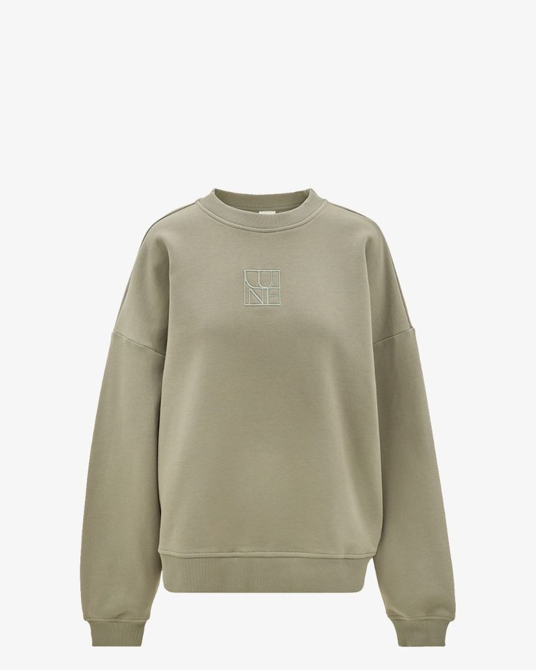 Zany Oversized Sweatshirt Groen Damessweater