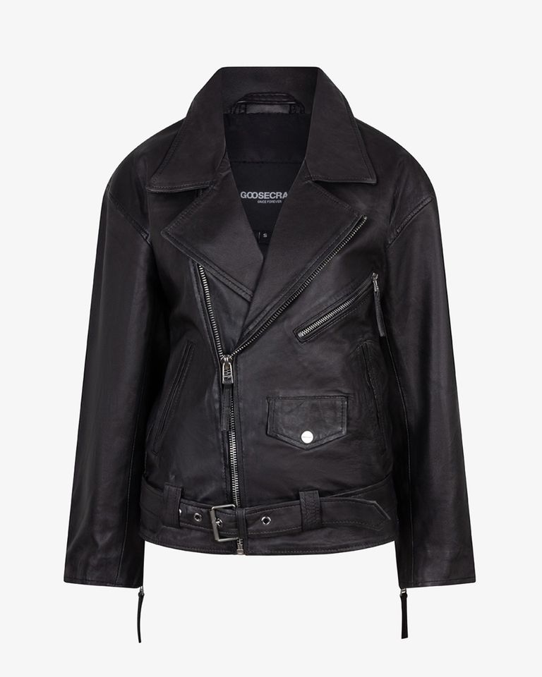 Pinner Biker 1-A Zwart Damesjack