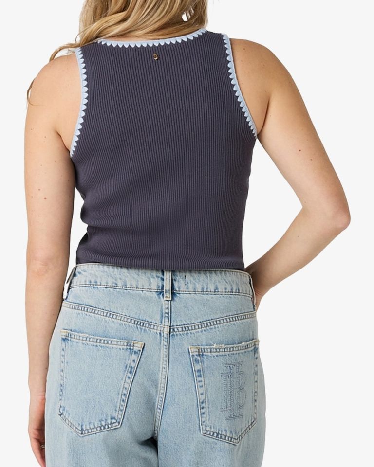 Timora Grijsblauw Dames Tanktop