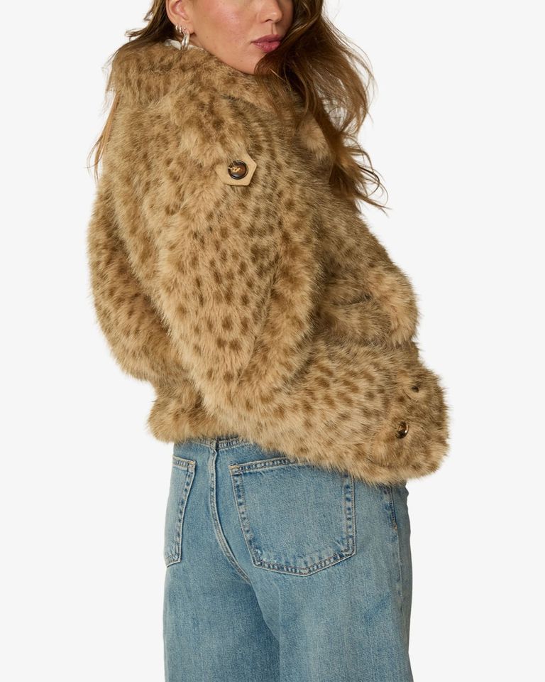 Weekly Coat Panterprint Damesjas