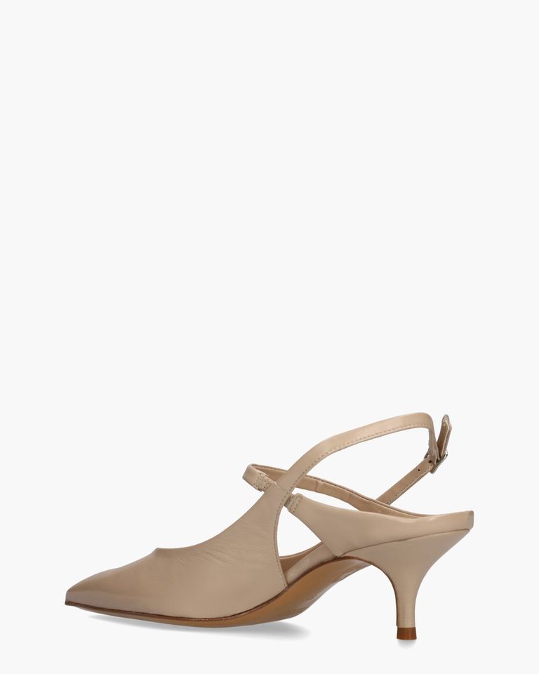 Arcelle Taupe Dames Slingbackpumps