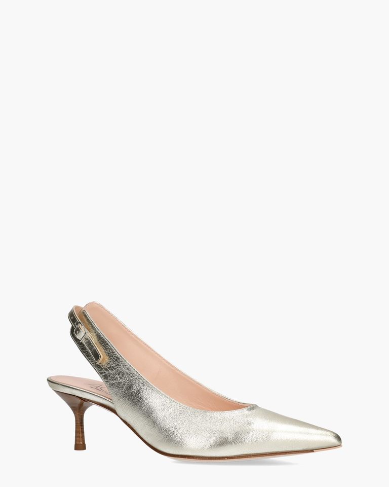 Stana Goud Dames Slingbackpumps