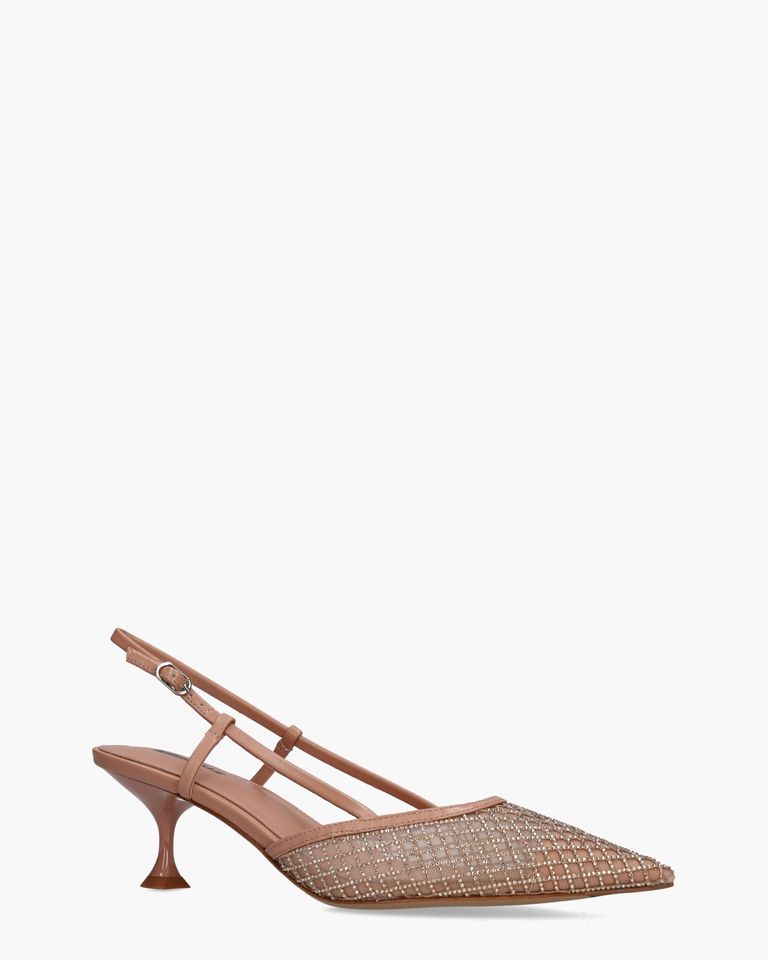 Ruby Oudroze Dames Slingbackpumps