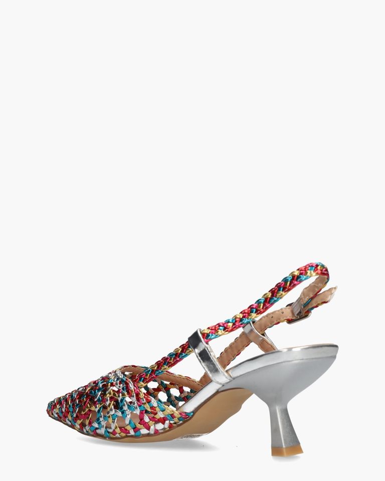 Waqi Multicolor Dames Slingbackpumps