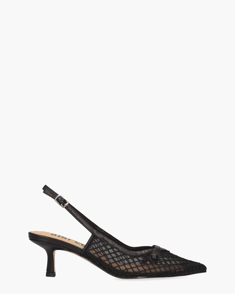 Xaia Zwart Dames Slingbackpumps