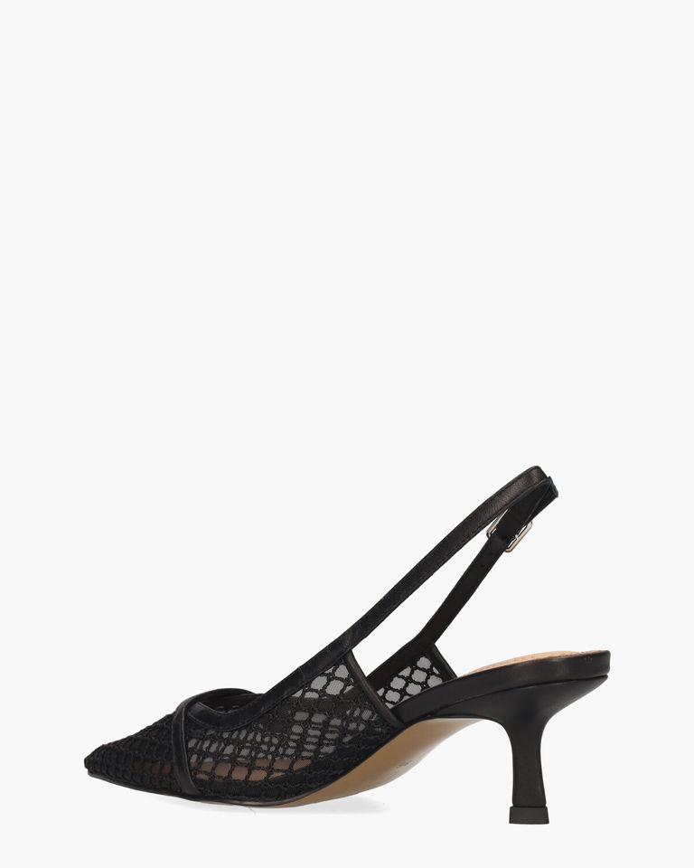 Xaia Zwart Dames Slingbackpumps