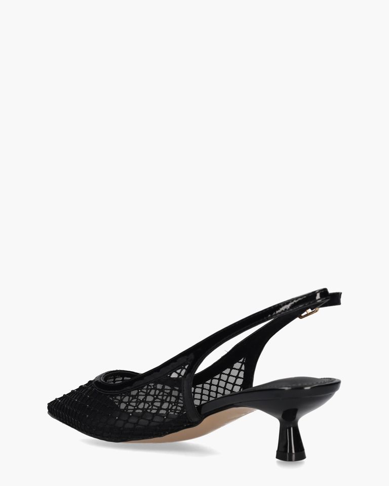 Zhou Zwart Dames Slingbackpumps