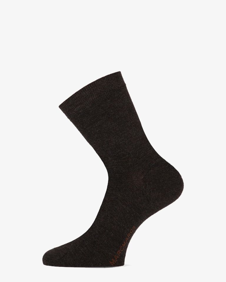Cashmere Fine Donkerbruin Damessokken