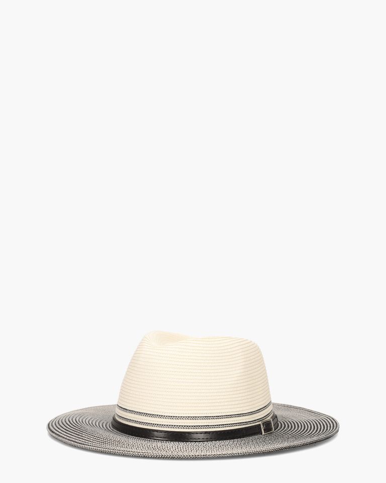 Bella Off-White/Zwart Hoed