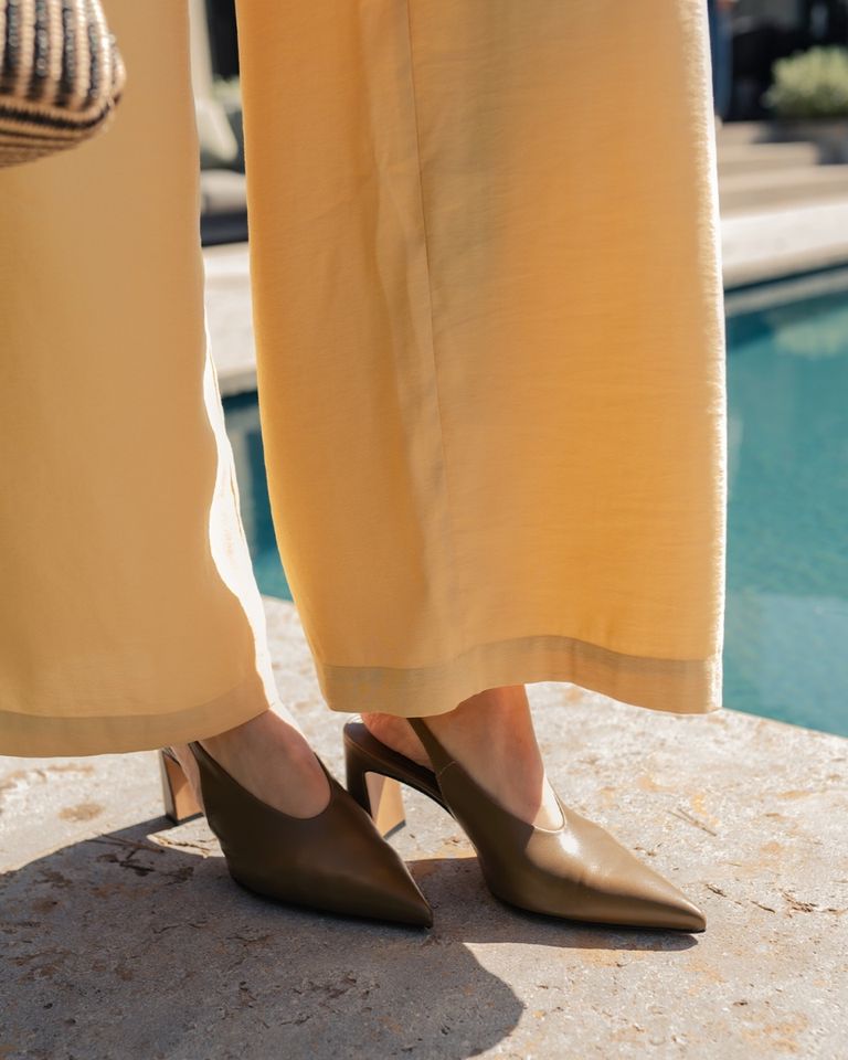 Alpha Bruin Dames Slingbackpumps