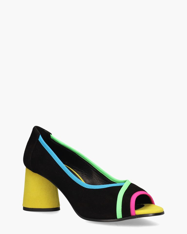 Daria Zwart/Multicolor Damespumps