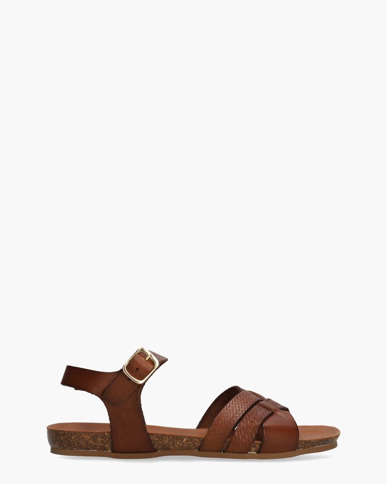 Zilvia Cognac Damessandalen