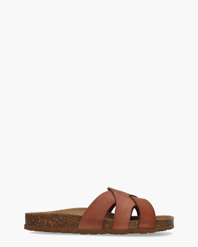 Zabelle Cognac Damesslippers